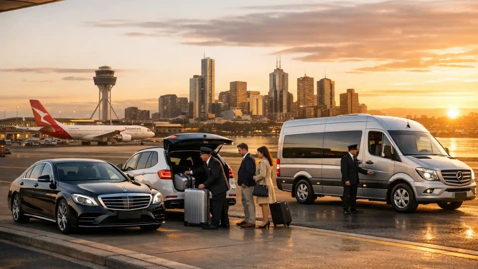 Melbourne Airport to CBD Transfer Melbourne airport taxi alternative luxury ride